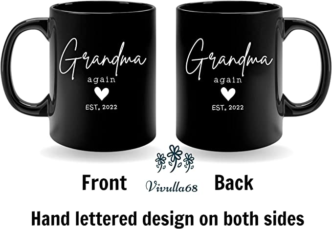 Grandma Again Mug, Grandma Again Announcement Gifts, Youre Going To Be A Grandma Again, Pregnancy Announcement For Grandma Again, Promoted To Grandma Again, Grandma Again Coffee Mug