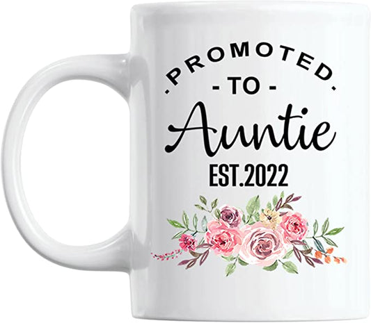 mailabeeus Promoted to Aunt Coffee Mugs, New Auntie Gifts, Auntie Announcement Gifts, Best Friends Promoted to Aunt, Aunty to be, Sister to Aunt, New Aunt Gifts, Future Aunt Gifts, Auntie to be Gifts