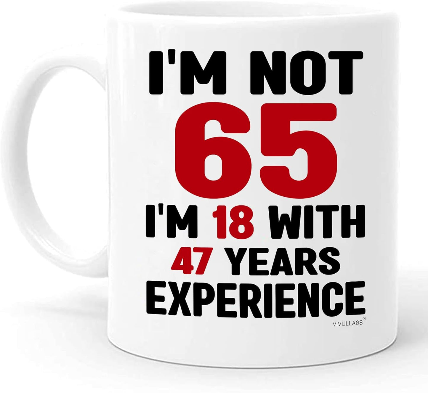 mailabeeus Happy 65th Birthday Gifts For Men Women, 65 Birthday Mug, 65 Birthday Gifts For Men Women, 1958 Birthday Gifts For Men Women, 65 Year Old Birthday Gifts Men Women, Gifts For 65 Year Old Man