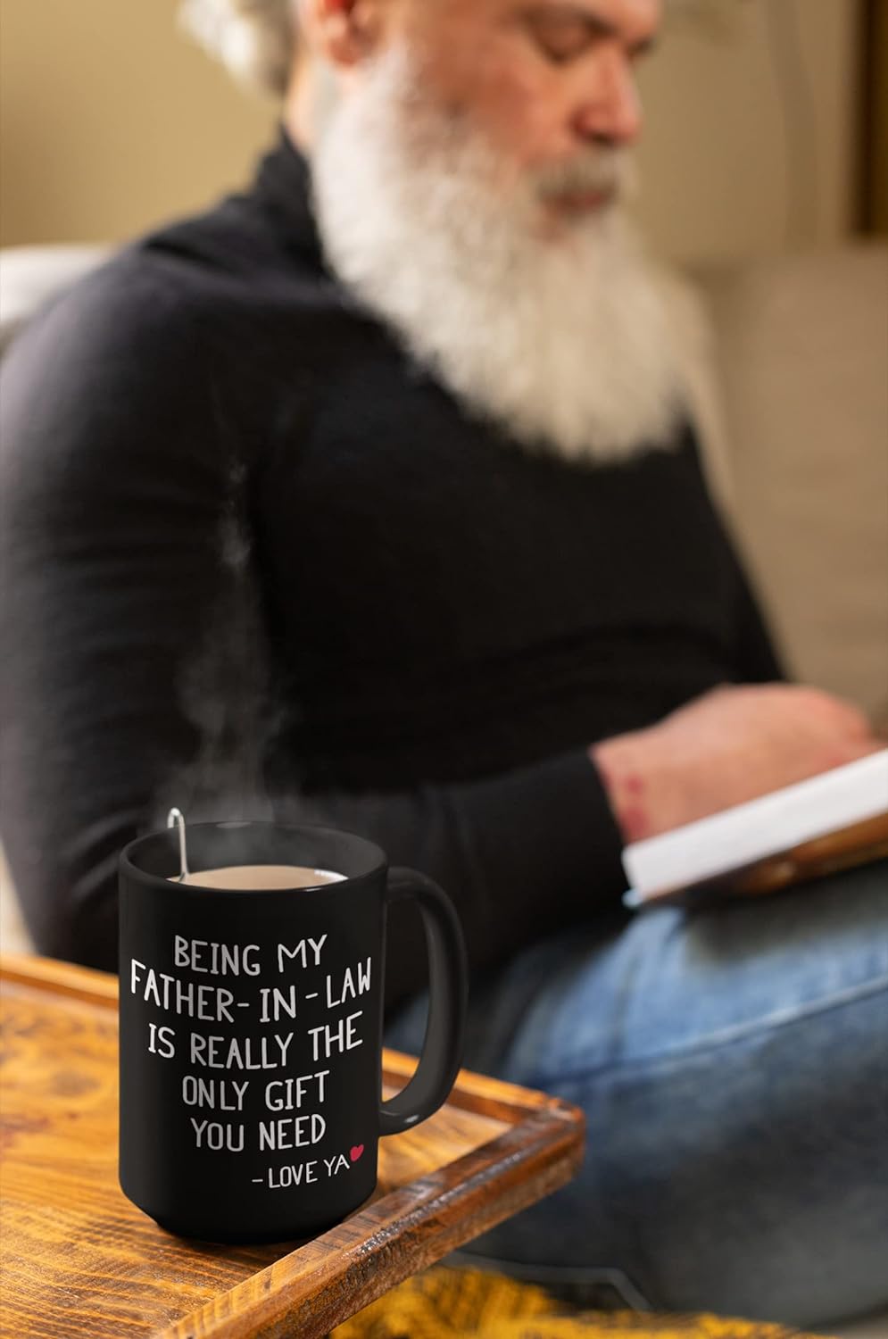 Being My Father In Law Is The Only Gift, Father In Law Gift From Daughter In Law, Father In Law Mug, Gifts For Father In Law, Fathers Day Mug For Son In Law, Fathers Day Mug From Daughter In Law