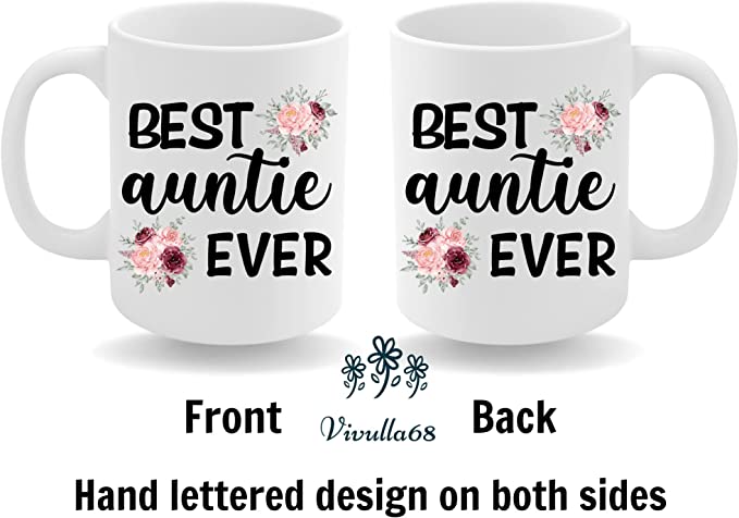 Best Aunt Ever Gifts, Auntie Coffee Mug, Auntie Mug, Best Aunt Cup, Worlds Greatest Aunt, Aunt Gifts, Aunt Gifts From Niece, Aunt Coffee Mug, Mothers Day Gifts For Auntie