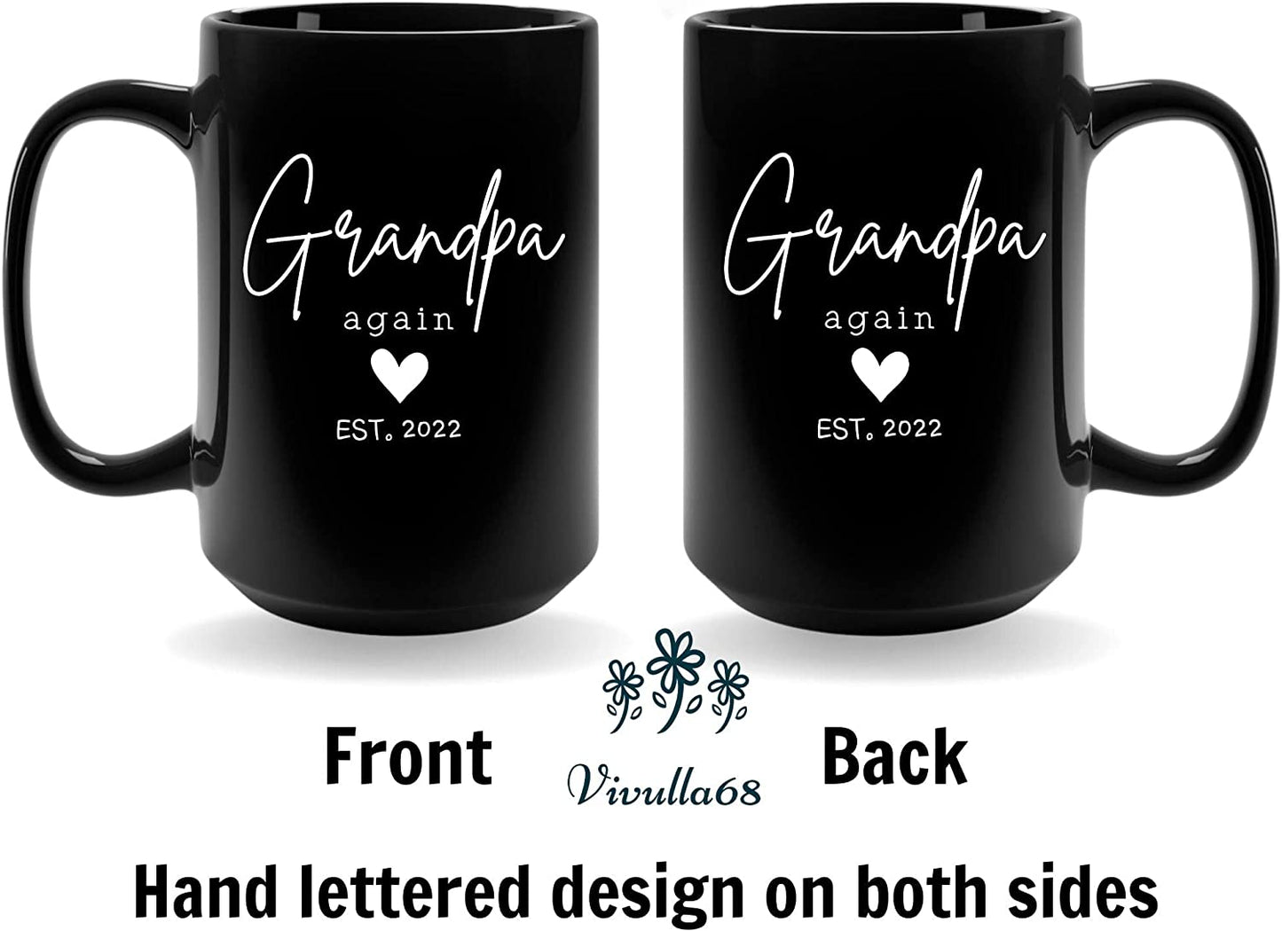Grandparents Again, Papa Again Mug, Grandpa Mug, Grandpa Announcement Gifts, You’re Going To Be A Grandpa, Going To Be A Grandpa, Promoted To Grandpa, Pregnancy Announcement Mug