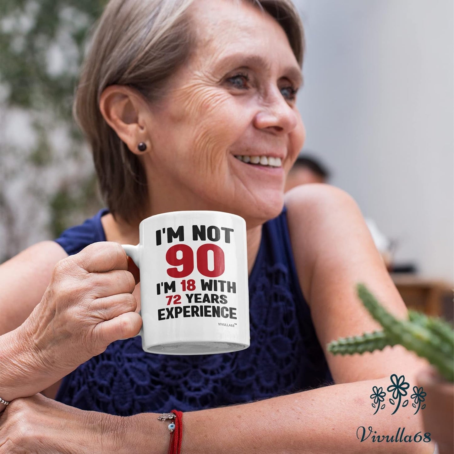 mailabeeus 90th Birthday Gifts For Women Men, 90 Year Old Birthday Gifts For Women, 90th Birthday Gift Ideas, Gifts For 90 Year Old Woman Man, 90 Yr Old Birthday, 90th Birthday Cups For Grandma Grandpa