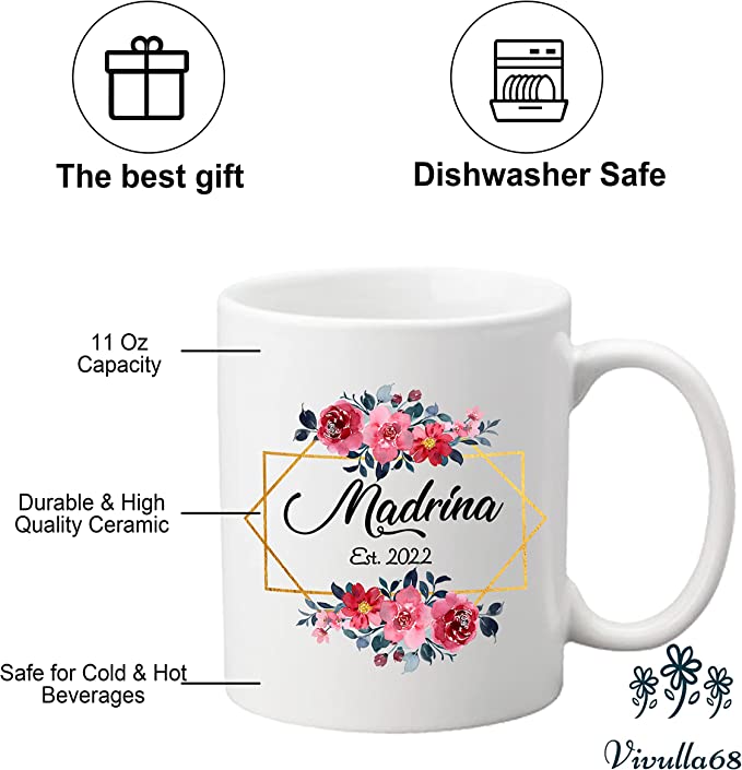 Quieren Ser Mis Padrinos De Bautizo Propuesta, Padrinos Madrina Proposal Spanish, Quieres Ser Mis Padrinos De Bautizo Gifts, Godparents Proposal Gift, Bautizo Recuerdos Godparent Coffee Mug Set