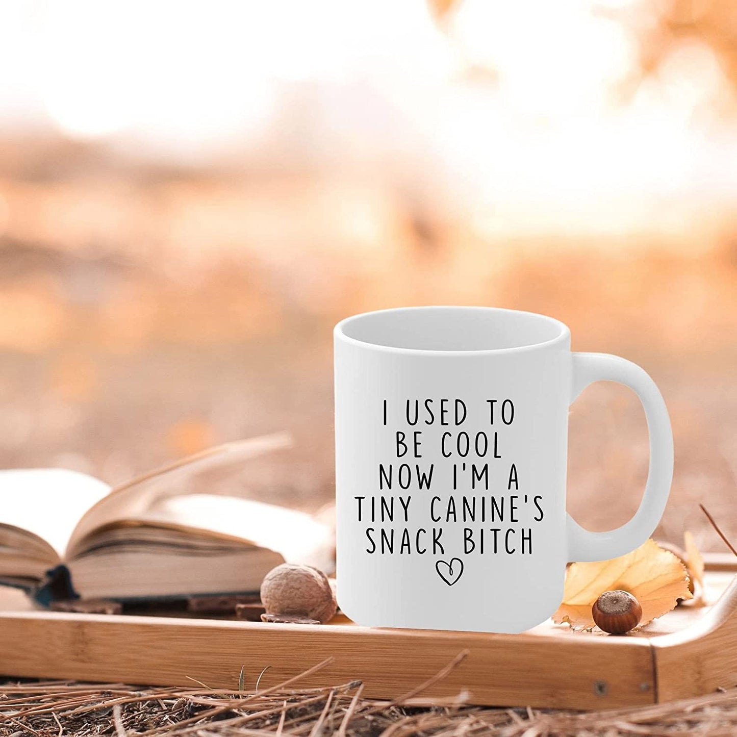 11oz I Used To Be Cool Now I'm A Tiny Canine's Snack Bitch Mug New Mom Gifts for Women, Dog Mom Mug Christmas Gift Idea for Mom, Friend,Coffee Mug for Woman, Sister, BFF, New Mom Baby