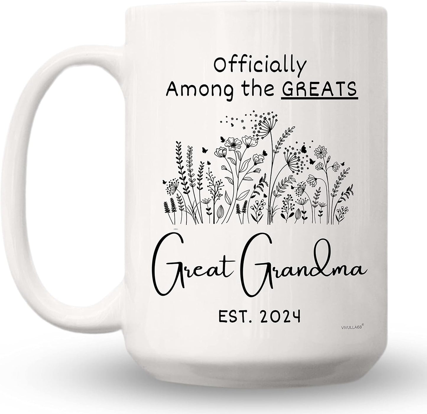 mailabeeus Great Grandma Mug 2024, New Great Grandma Gifts, Youre Going To Be Great Grandparents Gifts, Presents For Great Grandma Pregnancy Announcement, Happy Mothers Day Gifts for Great Grandmother