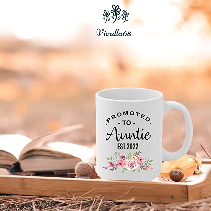 mailabeeus Promoted to Aunt Coffee Mugs, New Auntie Gifts, Auntie Announcement Gifts, Best Friends Promoted to Aunt, Aunty to be, Sister to Aunt, New Aunt Gifts, Future Aunt Gifts, Auntie to be Gifts