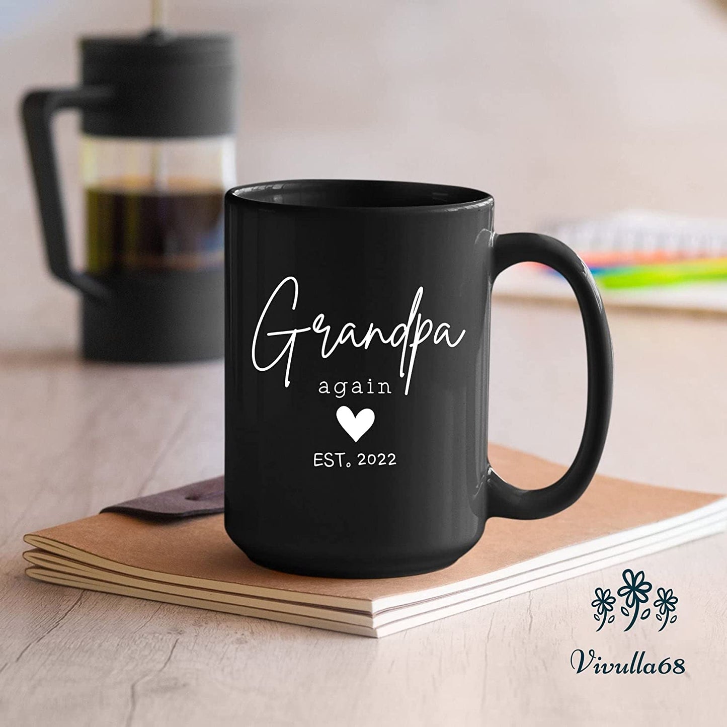 Grandparents Again, Papa Again Mug, Grandpa Mug, Grandpa Announcement Gifts, You’re Going To Be A Grandpa, Going To Be A Grandpa, Promoted To Grandpa, Pregnancy Announcement Mug