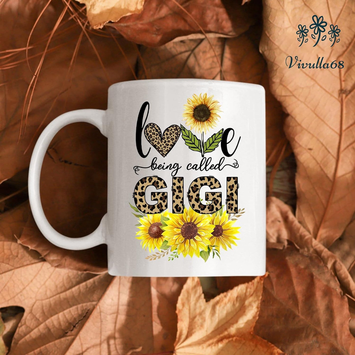 mailabeeus Love Being Called Gigi Mug, Best Grandma Ever Gifts, Grandma Gifts From Grandchildren, Best Grandmother mug, Birthday Mother's Day Gifts for Gigi