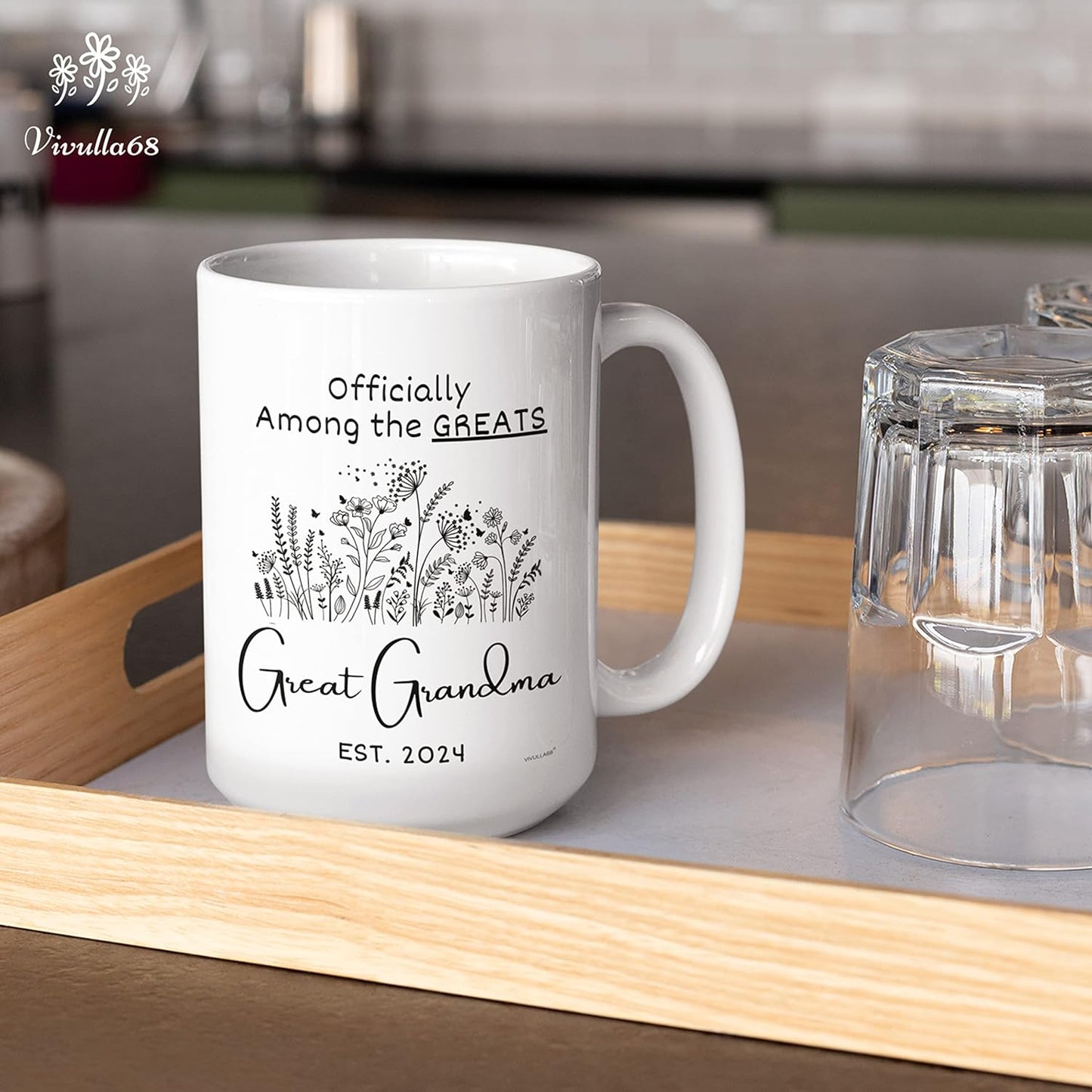 mailabeeus Great Grandma Mug 2024, New Great Grandma Gifts, Youre Going To Be Great Grandparents Gifts, Presents For Great Grandma Pregnancy Announcement, Happy Mothers Day Gifts for Great Grandmother