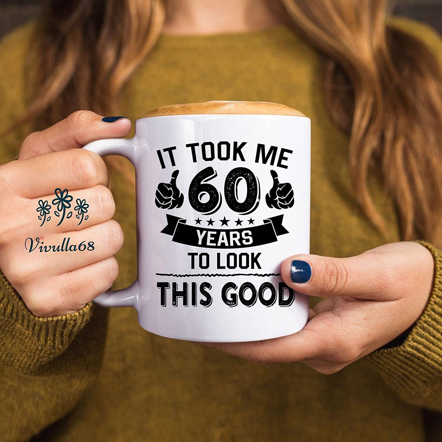 60th Birthday Coffee Mug, 1962 Birthday Gifts For Men Women, 60 Year Old Gifts For Men Women, It Took 60 Years To Look This Good, 60th Birthday Gifts For Him, Gifts For 60 Year Old Man Birthday Decor