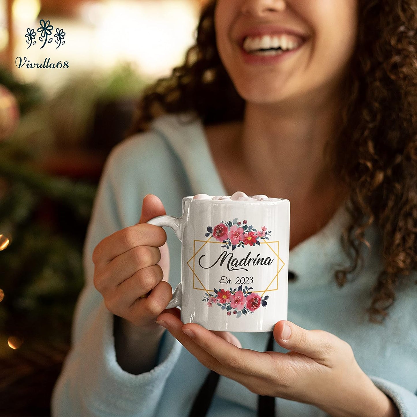 mailabeeus Padrinos De Bautizo Propuesta Set 2 Tazas Café 11Oz, Godparents Proposal Gift, Quieren Ser Mis Padrinos De Bautizo, Quieres Ser Mis Padrinos De Bautizo, Quieres Ser Mi Madrina est 2023