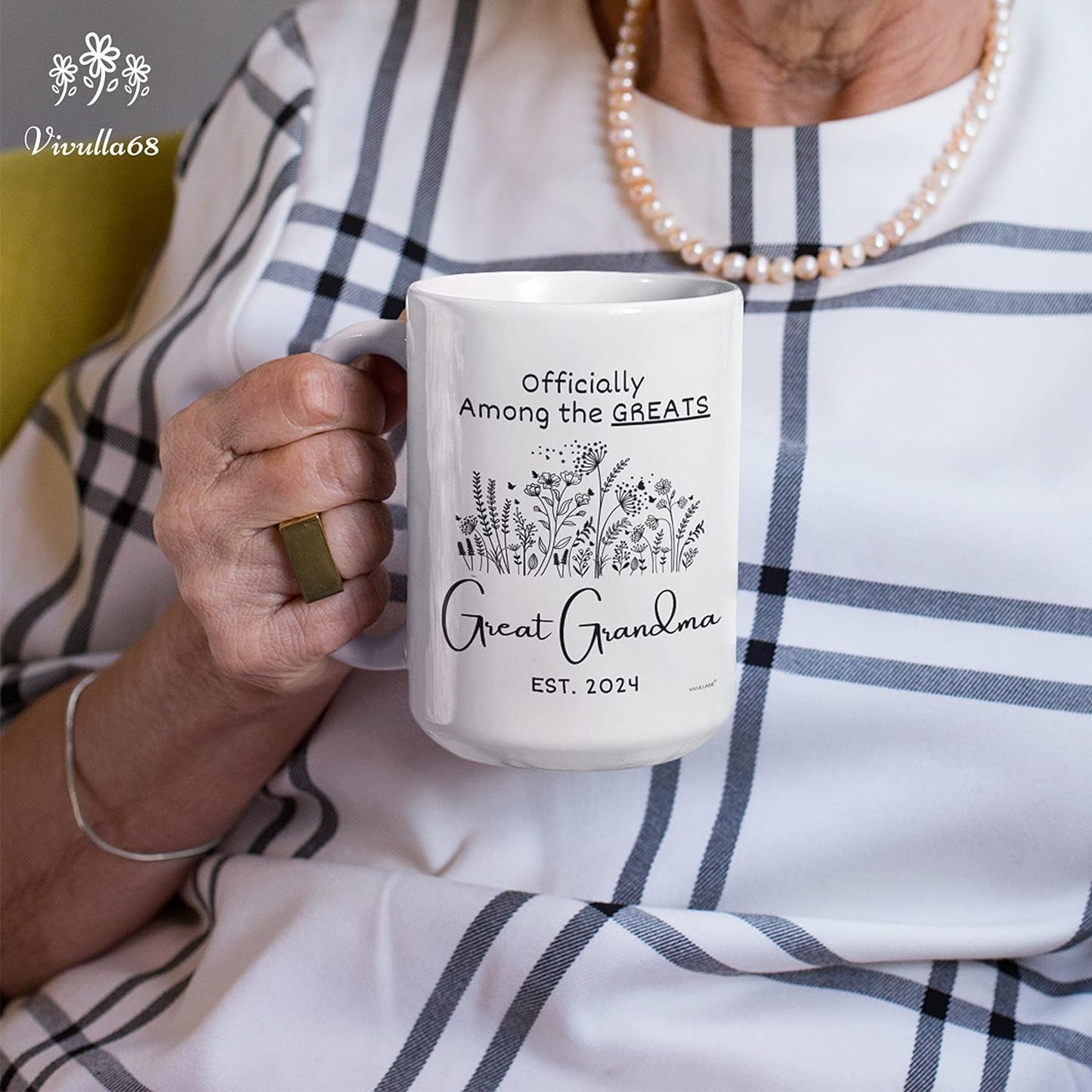 mailabeeus Great Grandma Mug 2024, New Great Grandma Gifts, Youre Going To Be Great Grandparents Gifts, Presents For Great Grandma Pregnancy Announcement, Happy Mothers Day Gifts for Great Grandmother