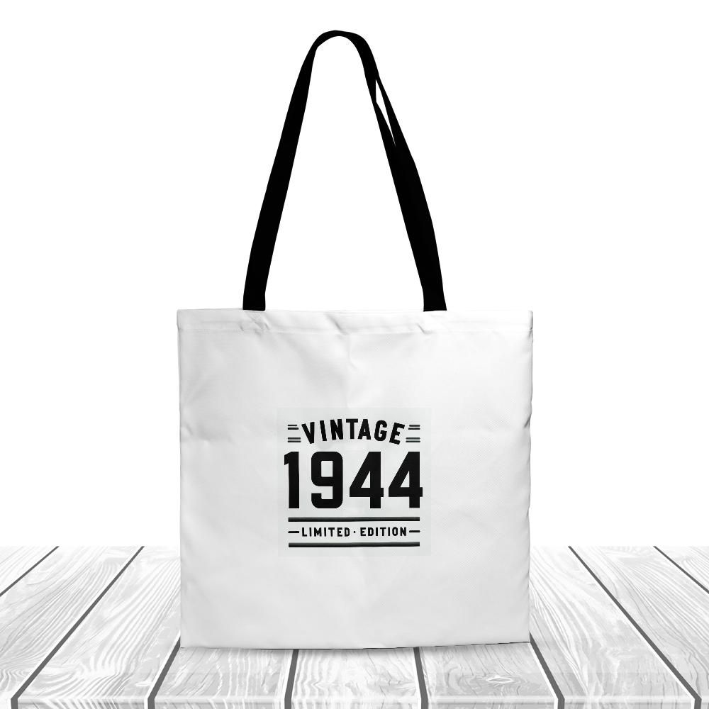 mailabeeus Birthday Gifts for Her, Vintage 1944  Tote Handbags for Women, Kitchen Reusable Grocery Bags