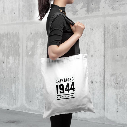 mailabeeus Birthday Gifts for Her, Vintage 1944  Tote Handbags for Women, Kitchen Reusable Grocery Bags